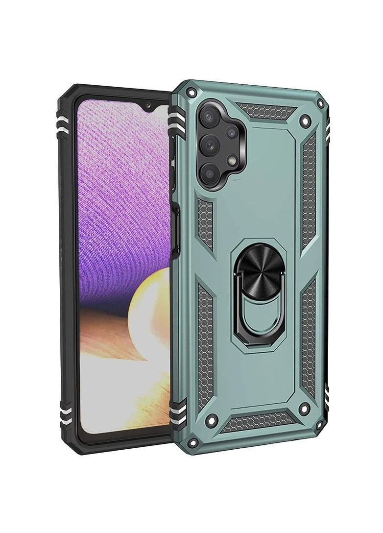 Удароміцний чохол Serge Ring for Magnet для Samsung Galaxy A32 4G Зелений (is_00000043177_6) Epik (250499462)