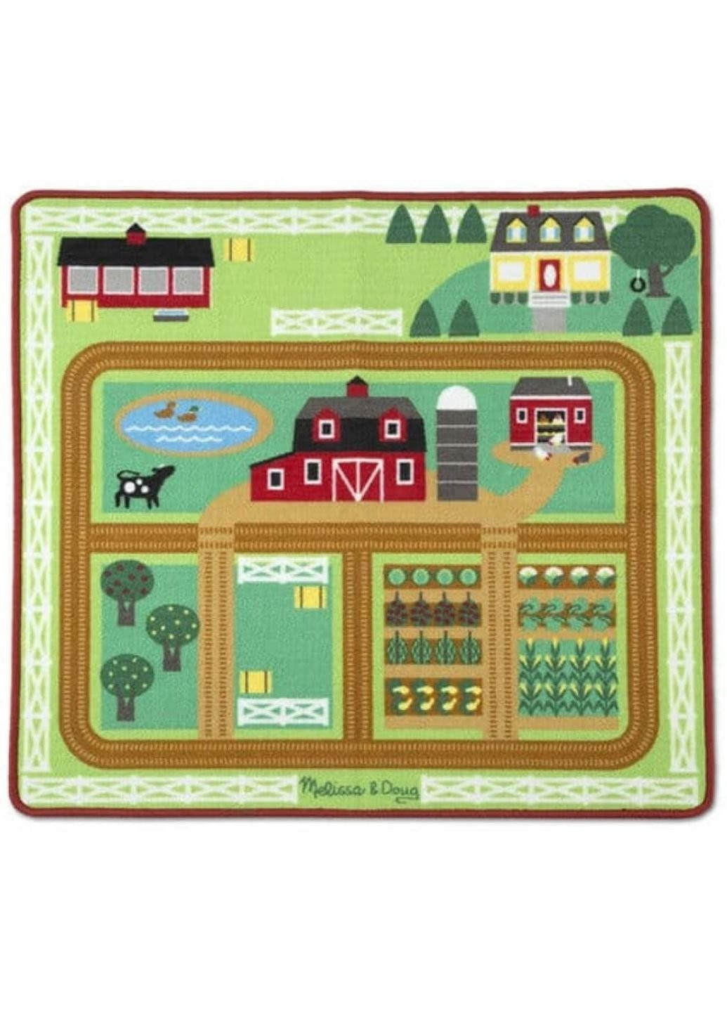 Дитячий килимок Ферма з тваринами (MD19425) Melissa&Doug (254081562)