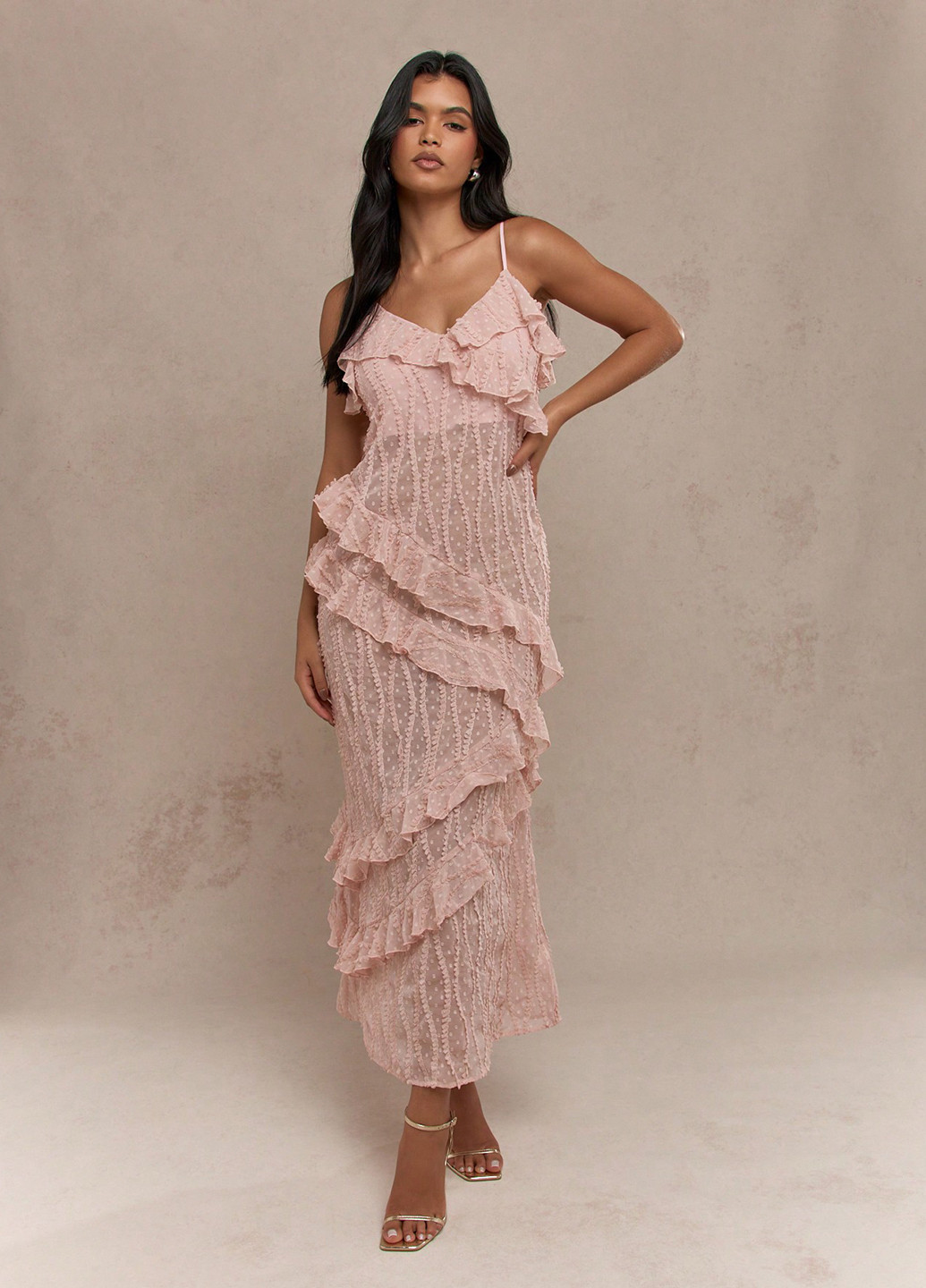 Рожева коктейльна, кежуал сукня SHEIN однотонна