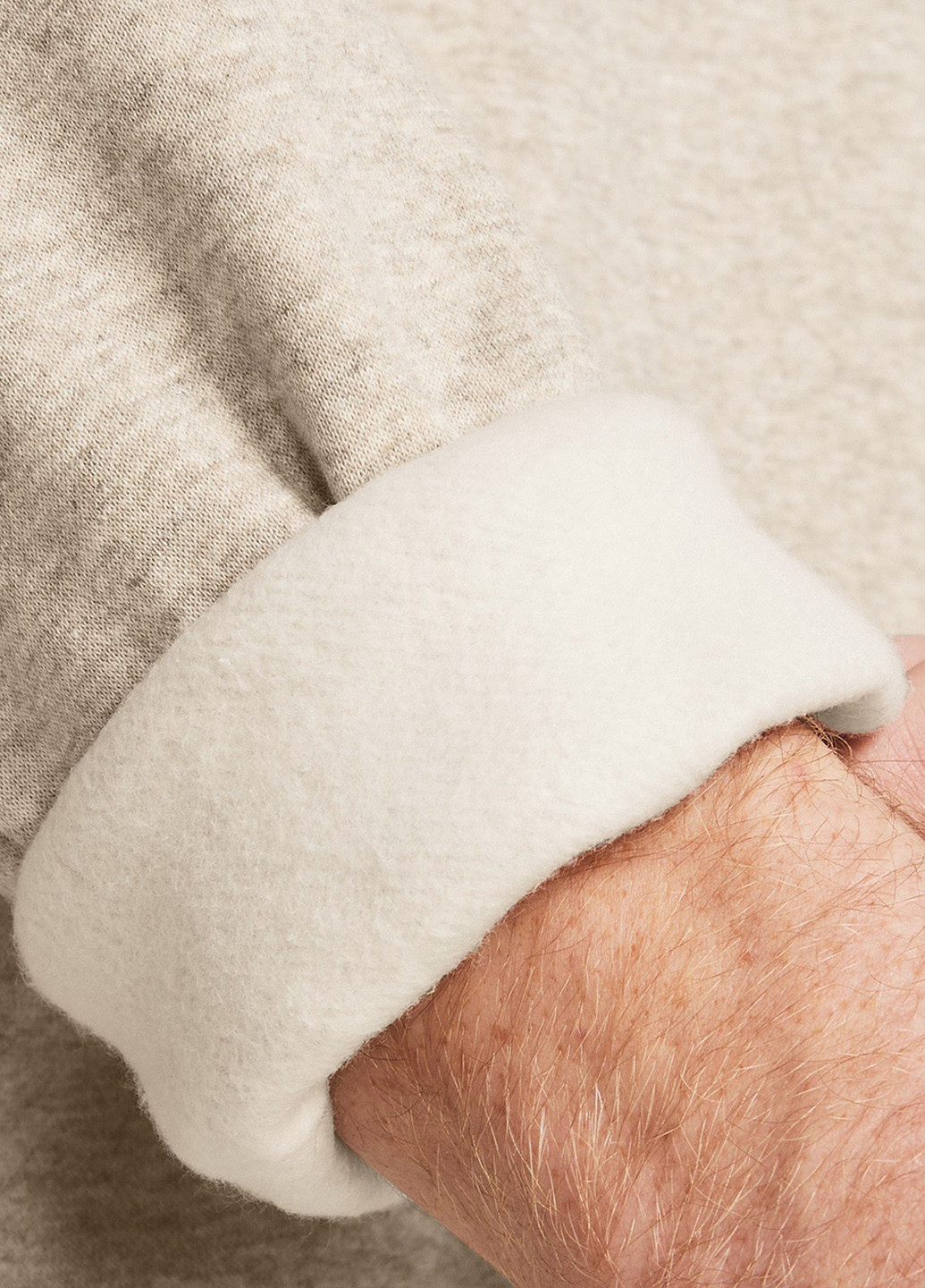 Бежевый свитшот Under Armour меланж вышивка (315696875)