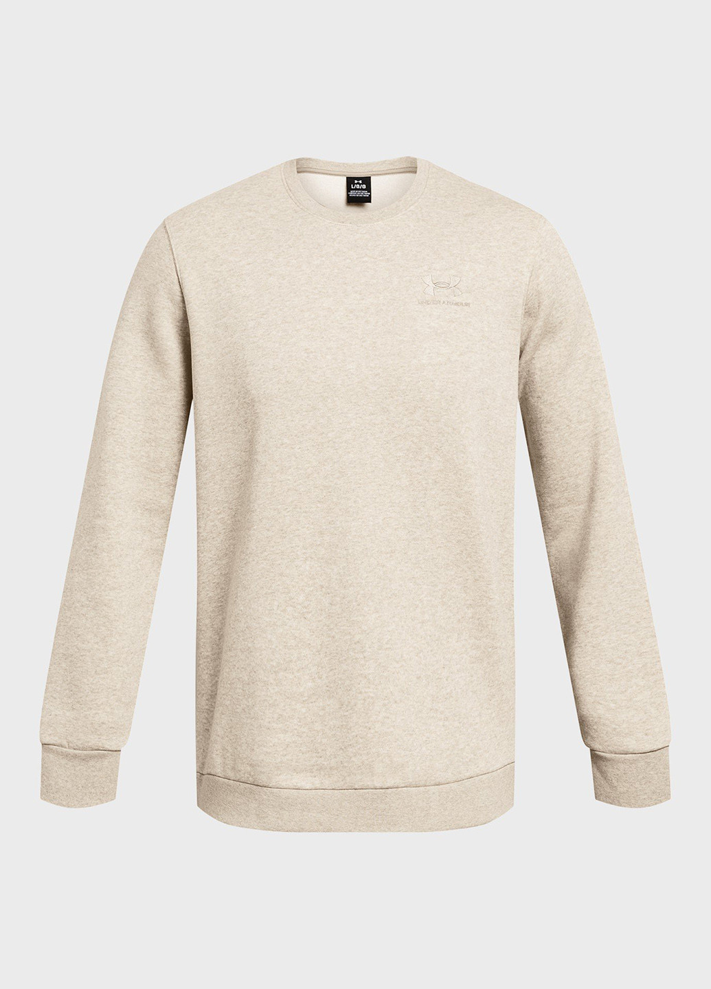 Бежевый свитшот Under Armour меланж вышивка (315696875)