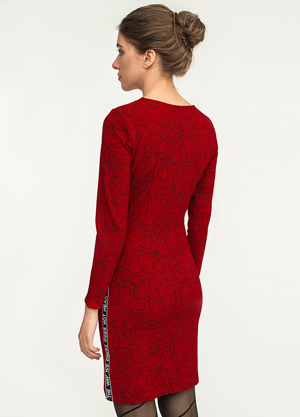 Темно-червона кежуал плаття, сукня befree