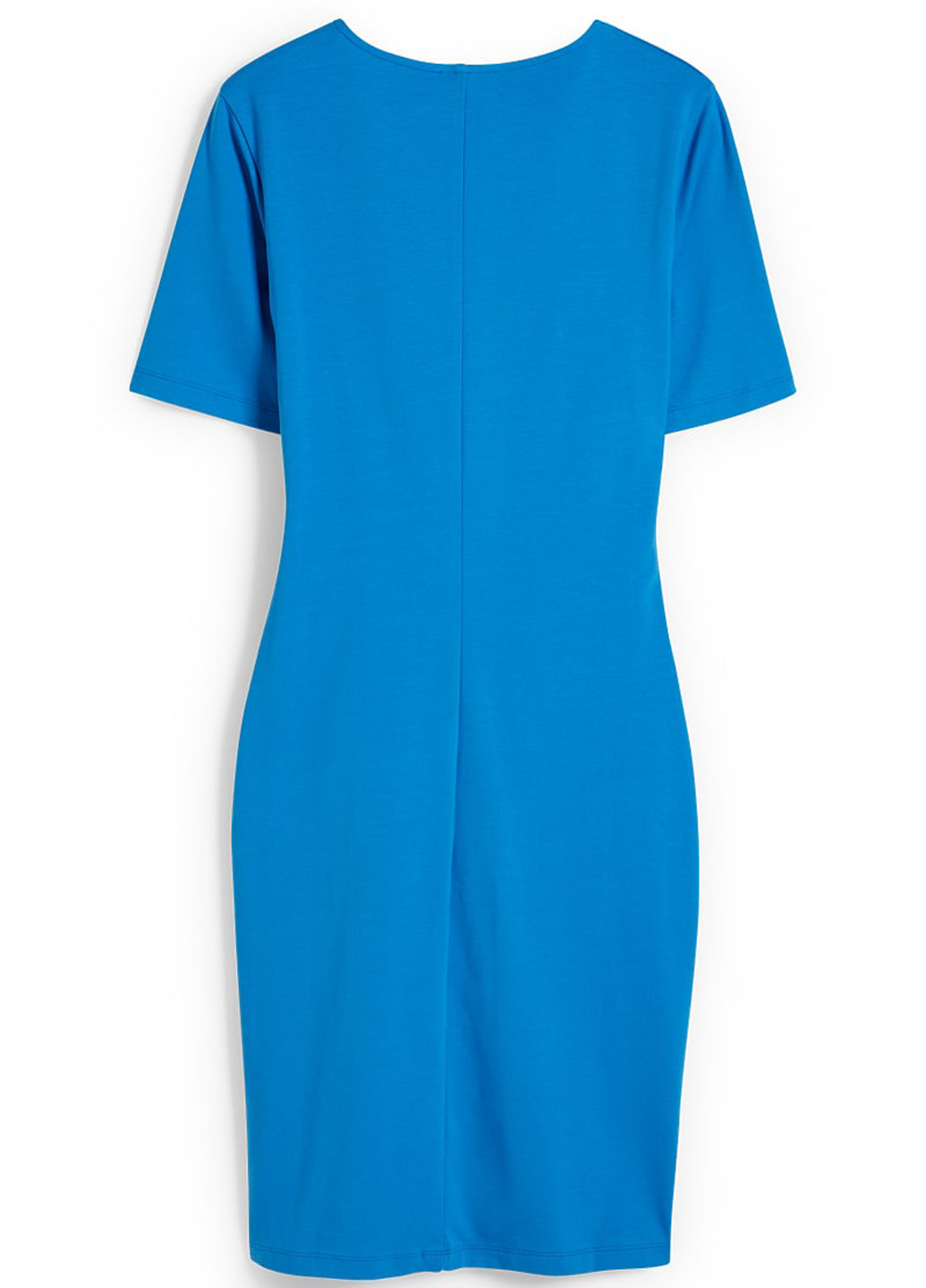 Голубое кэжуал платье C&A однотонное