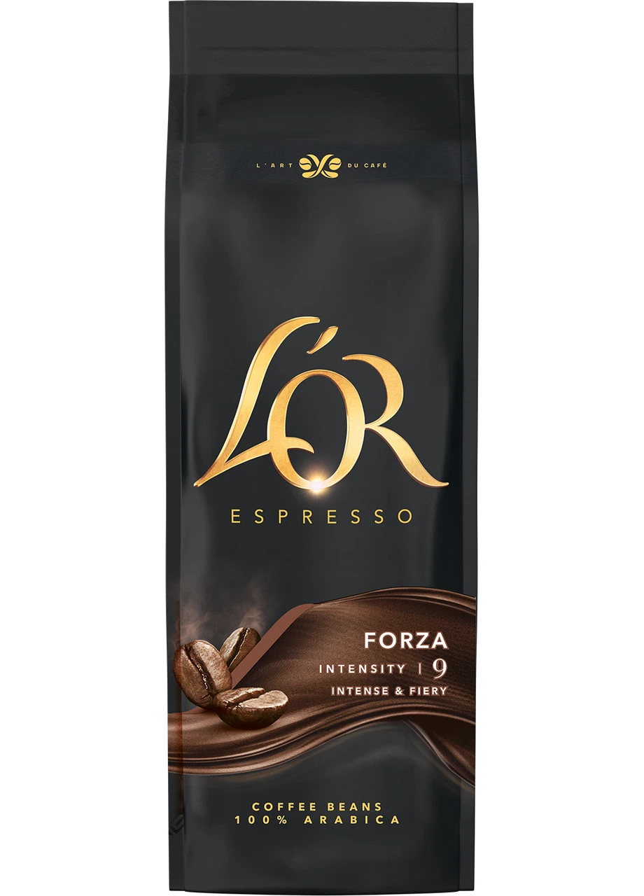 Кава в зернах L'OR Espresso Forza 1000 г, 100% Арабіка Jacobs (254917584)