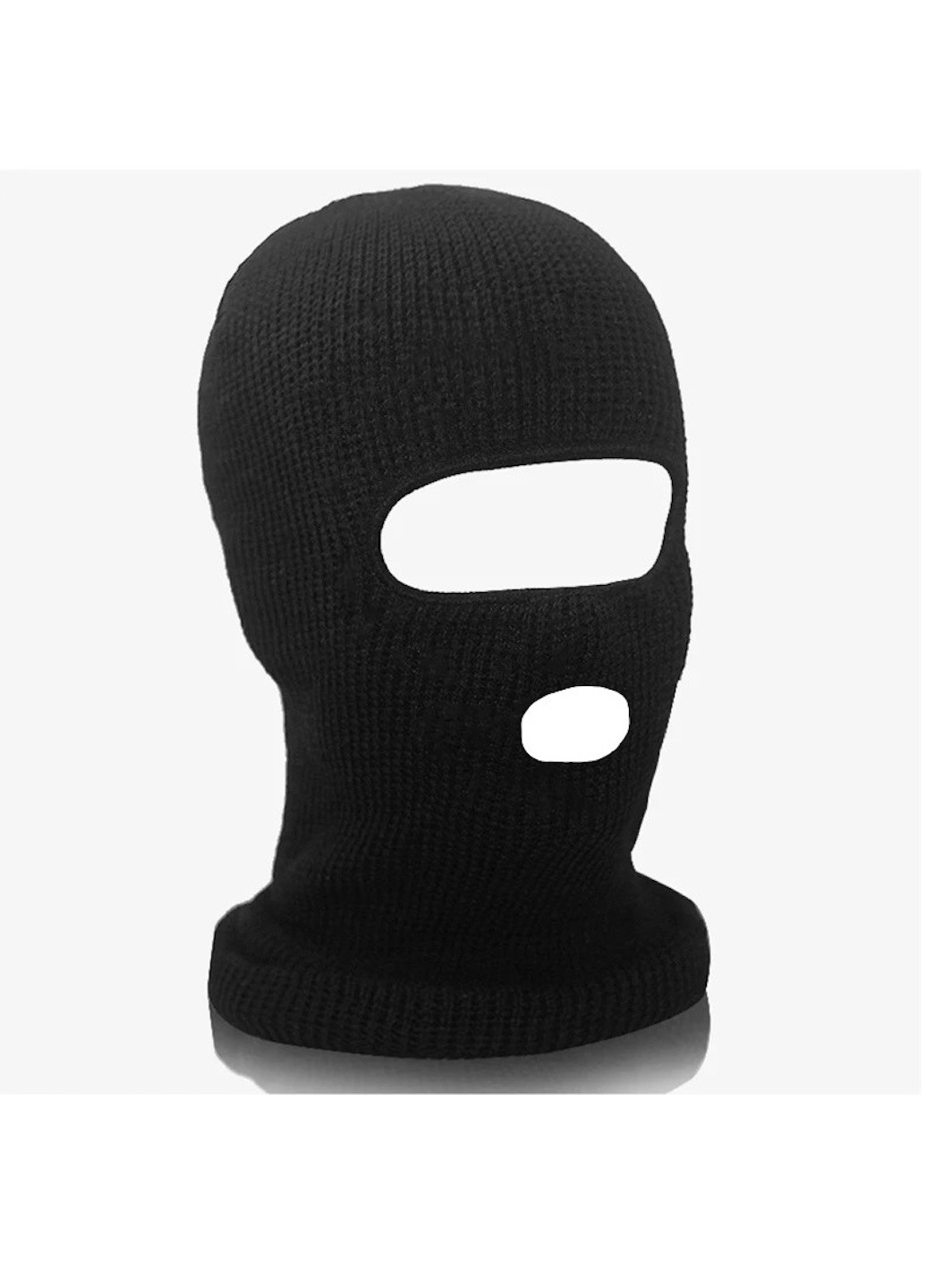 Reis балаклава-шапка 2в1 унисекс черная однотонный черный производство - Польша