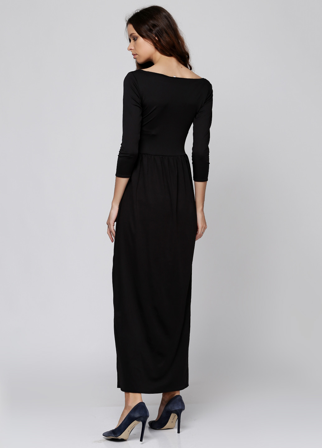 Черное кэжуал платье Podium