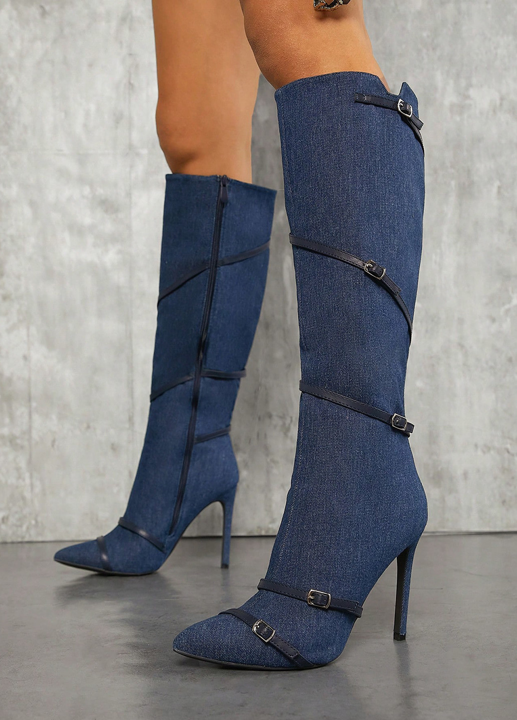 Осенние ботильоны SHEIN с пряжкой