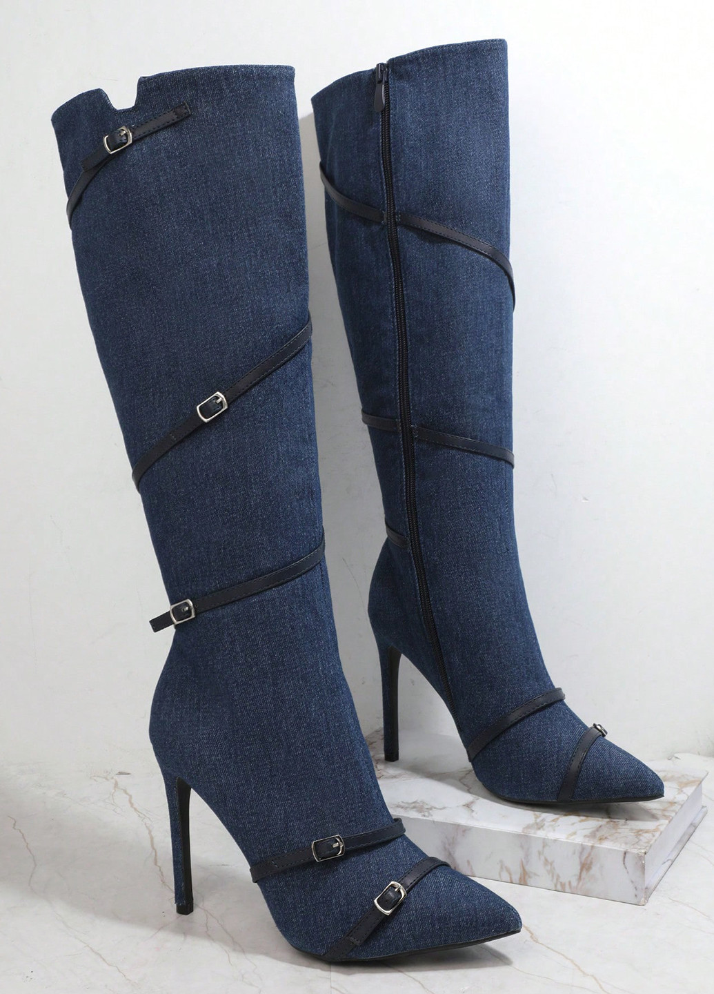 Осенние ботильоны SHEIN с пряжкой