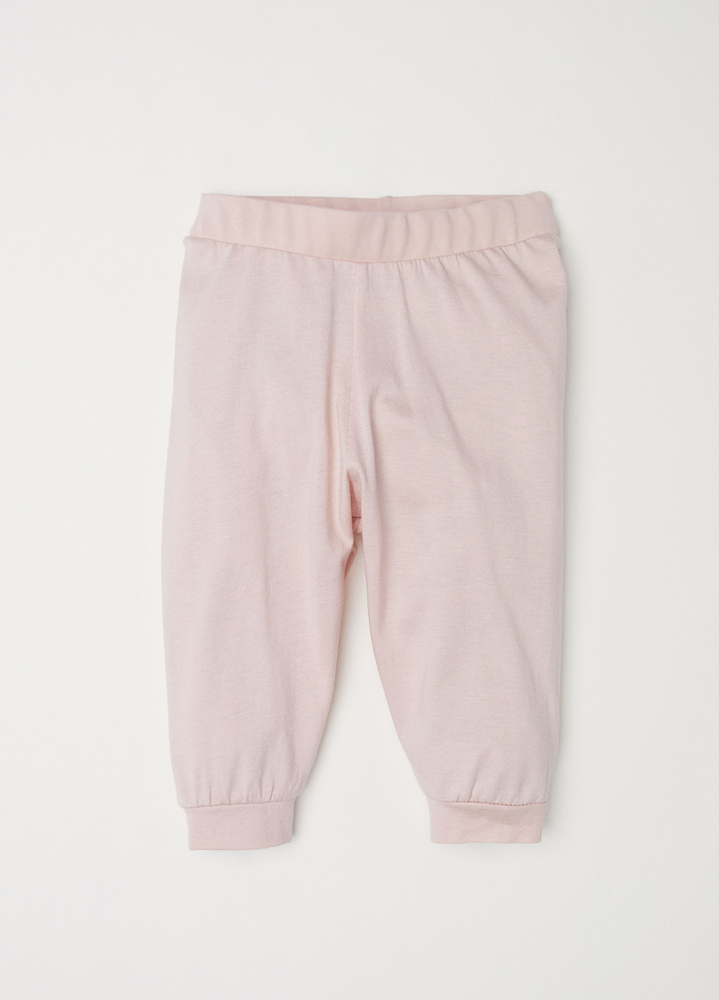 Светло-розовые кэжуал демисезонные джоггеры брюки H&M