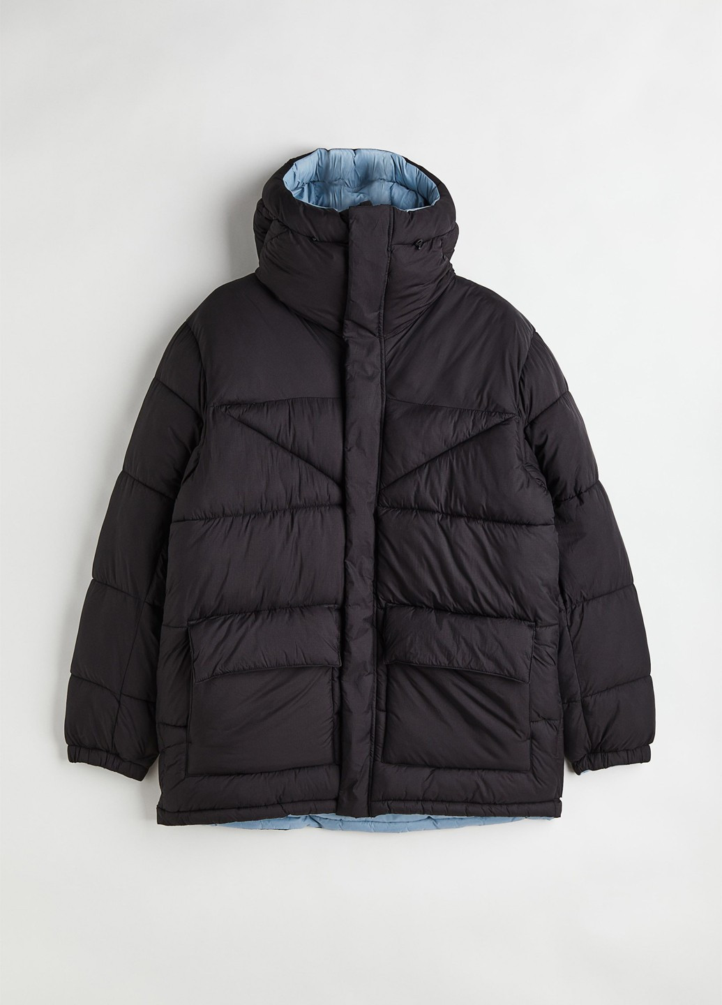 Комбинированная демисезонная куртка двухсторонняя H&M