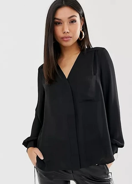 Чёрная блуза Asos