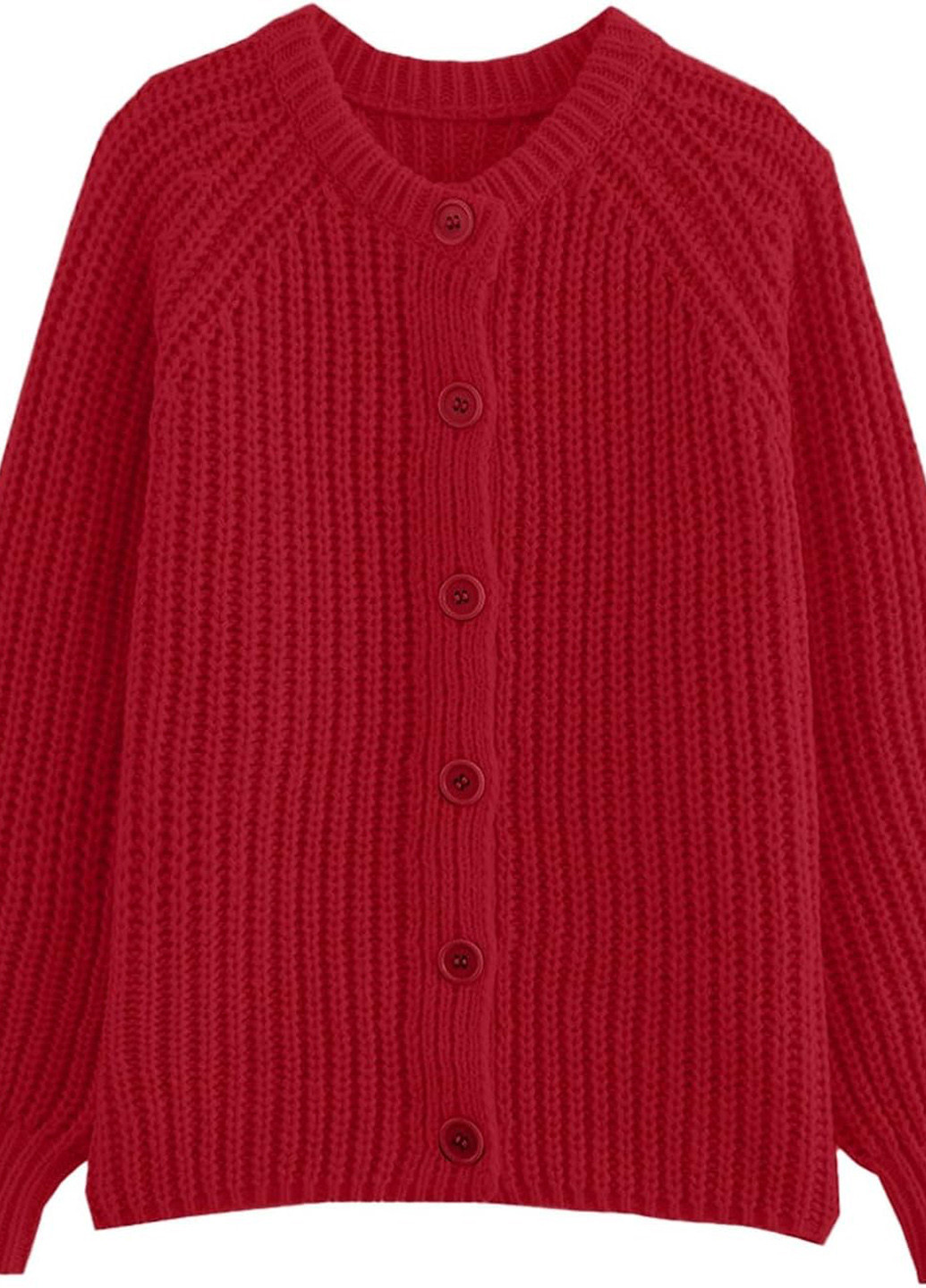 Красный демисезонный кардиган SHEIN