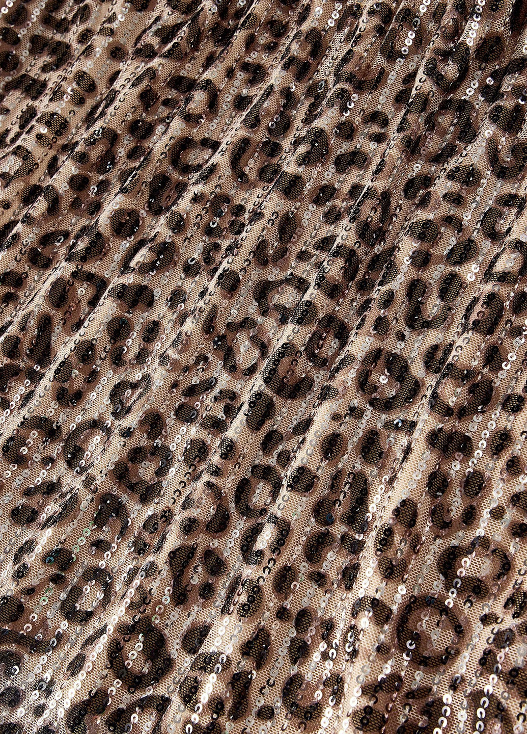 Світло-коричнева вечірня сукня силуетна SHEIN леопардовий