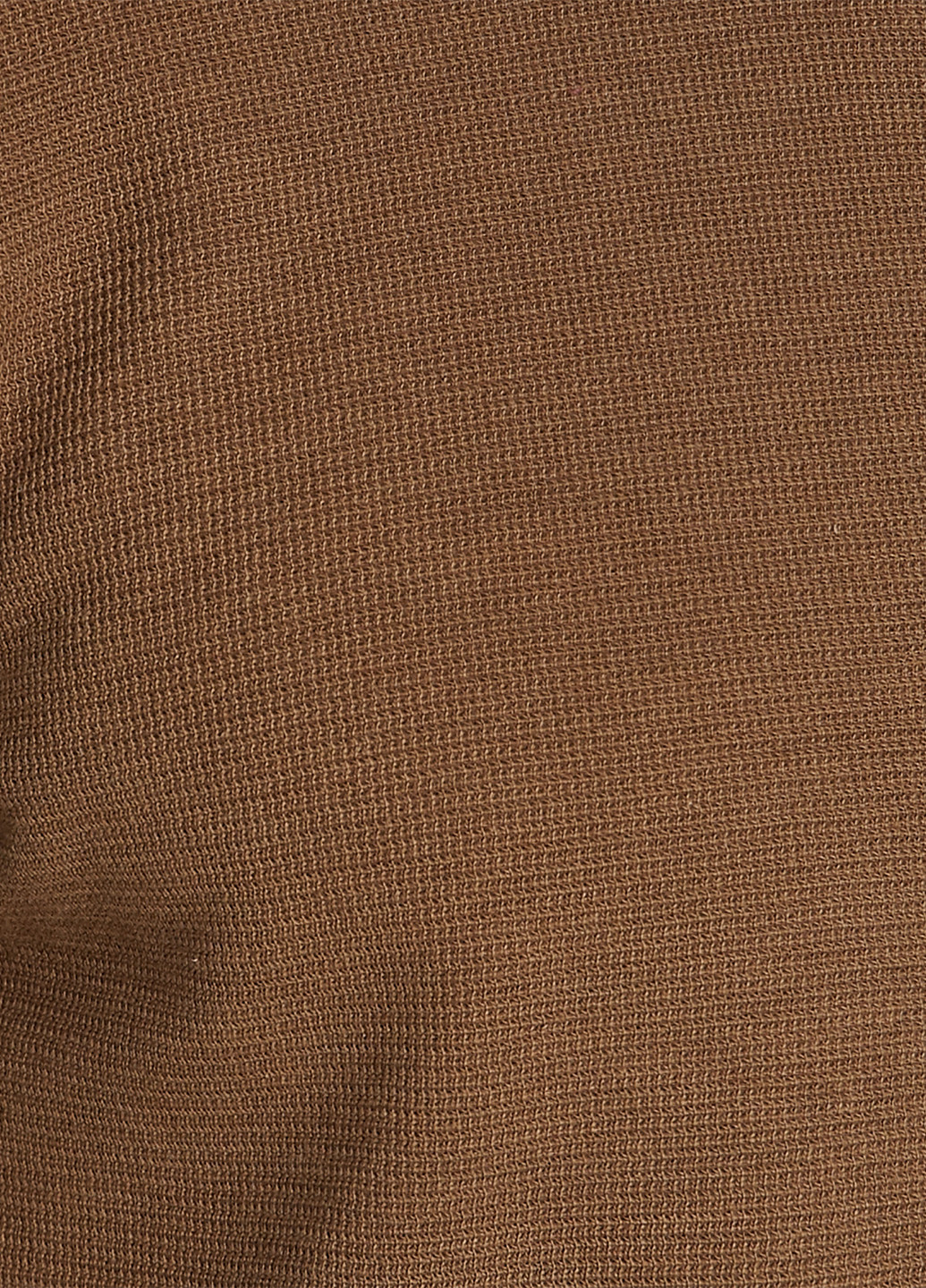 Светло-коричневый демисезонный кэжуал лонгслив KOTON однотонный