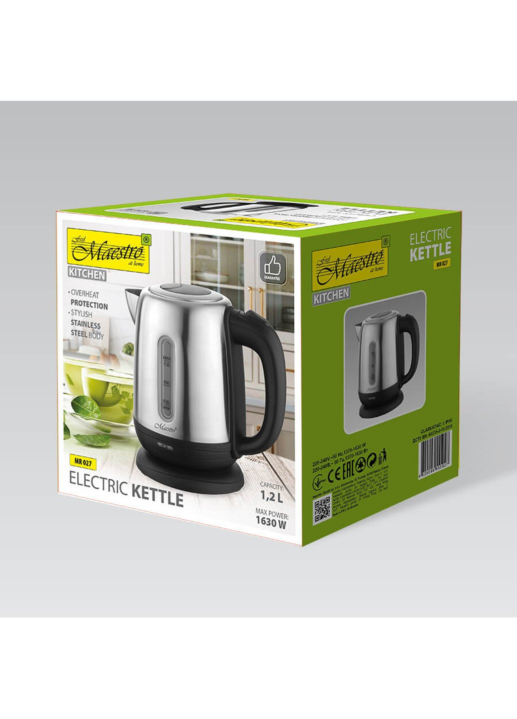 Электрочайник MR-027 1.2 л Maestro (254668701)
