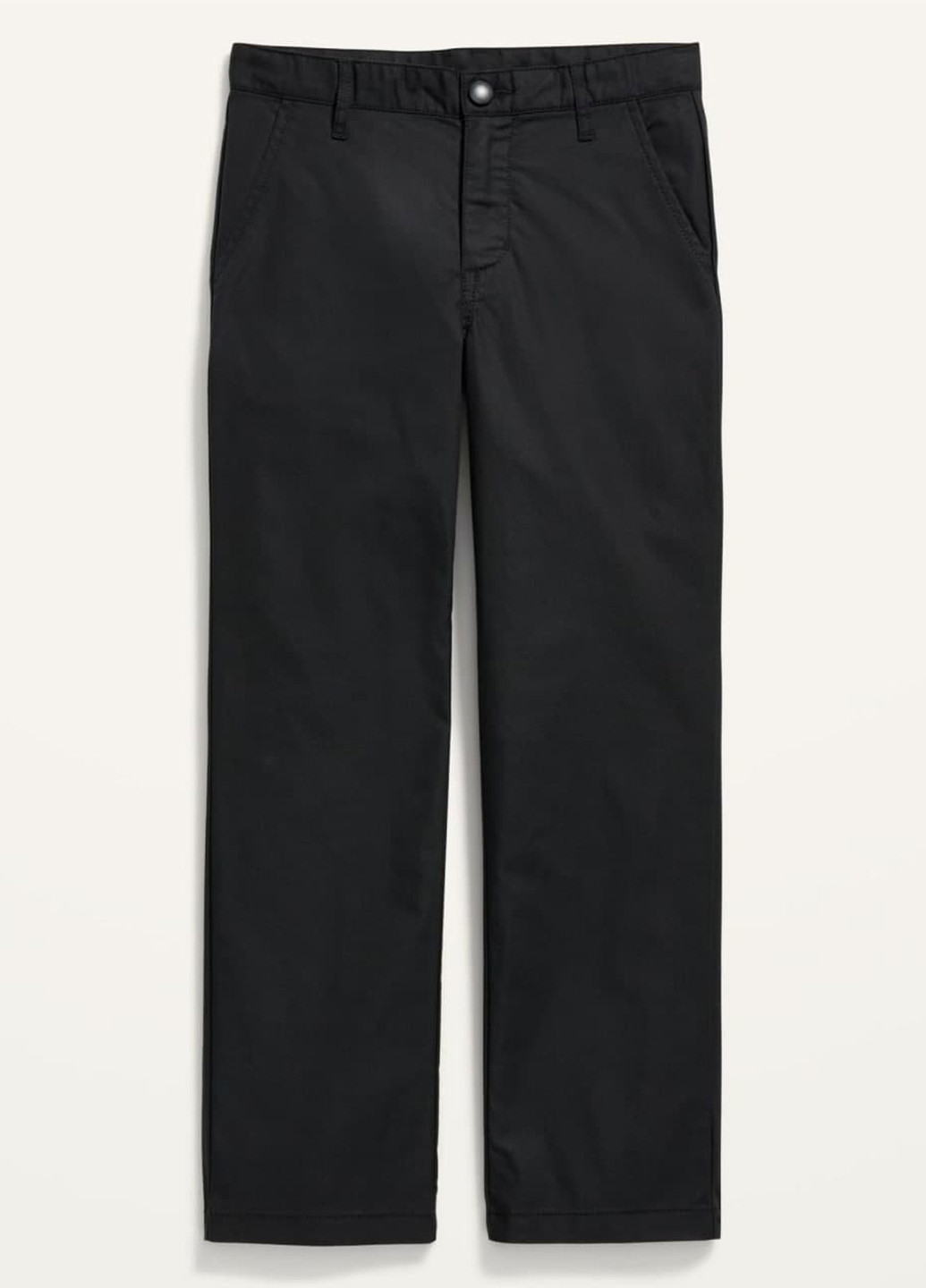 Черные кэжуал демисезонные прямые брюки Old Navy