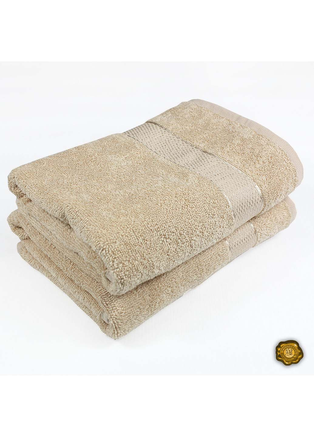 Рушник махровий БС0005 100х150 Еней-Плюс бежевий