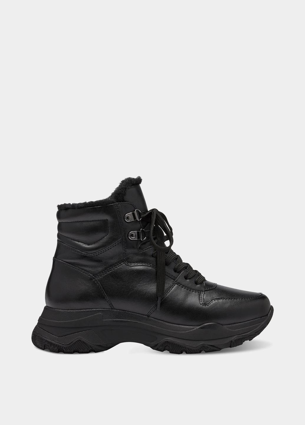 Осенние ботинки сникерсы Marco Tozzi со шнуровкой из искусственной кожи