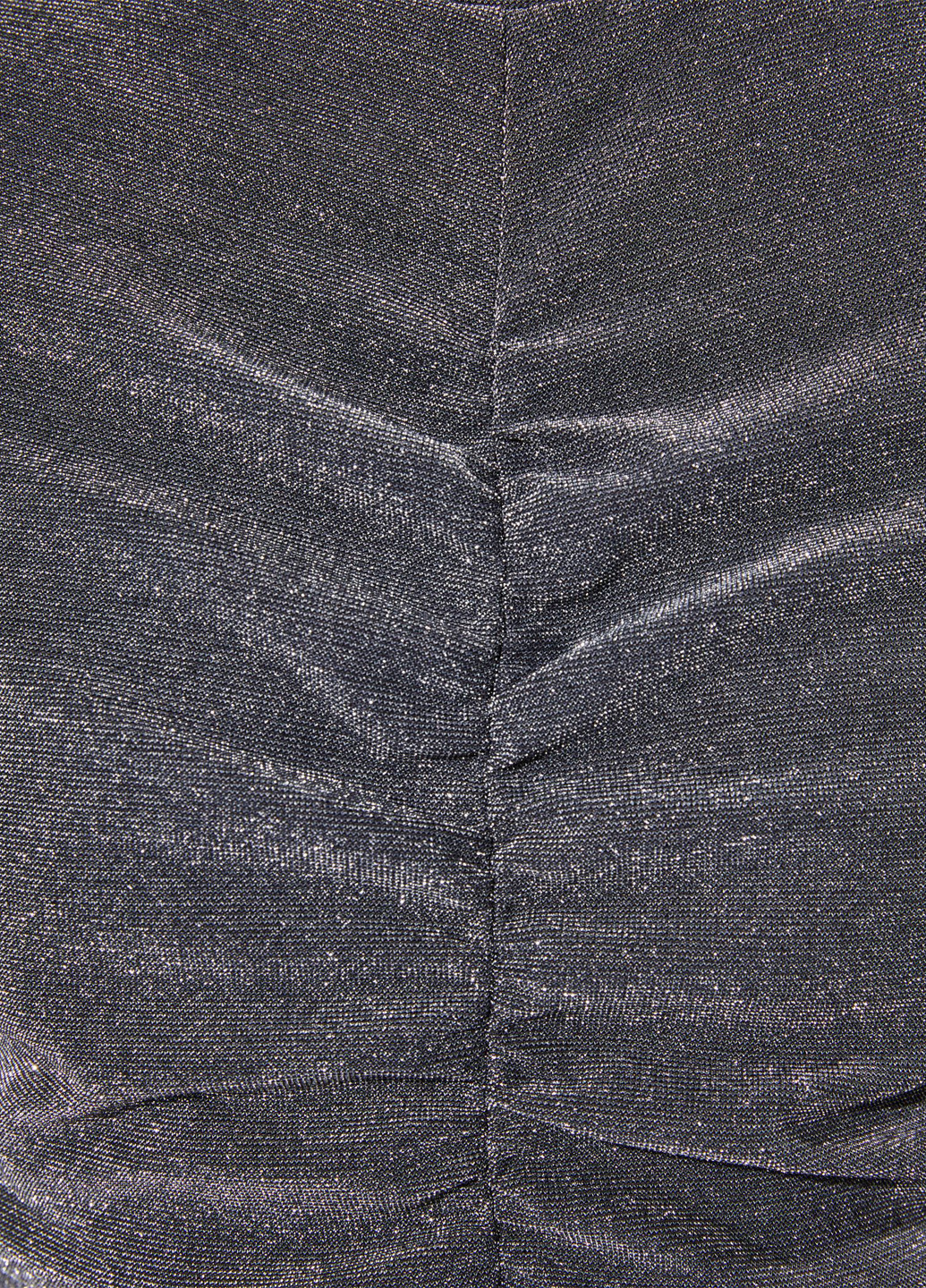 Серебряное кэжуал, коктейльное платье силуэтная, платье-водолазка, с открытой спиной Jennyfer меланжевое