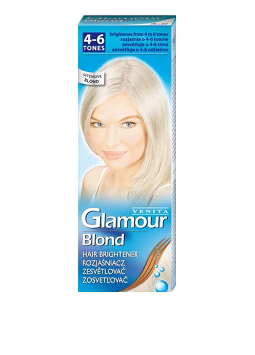 Освітлювач для волосся Glamour Blond (2 од.), 50 г + 50 мл Venita (162947650)