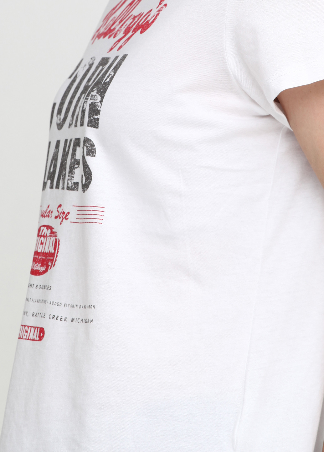Молочна літня футболка H&M