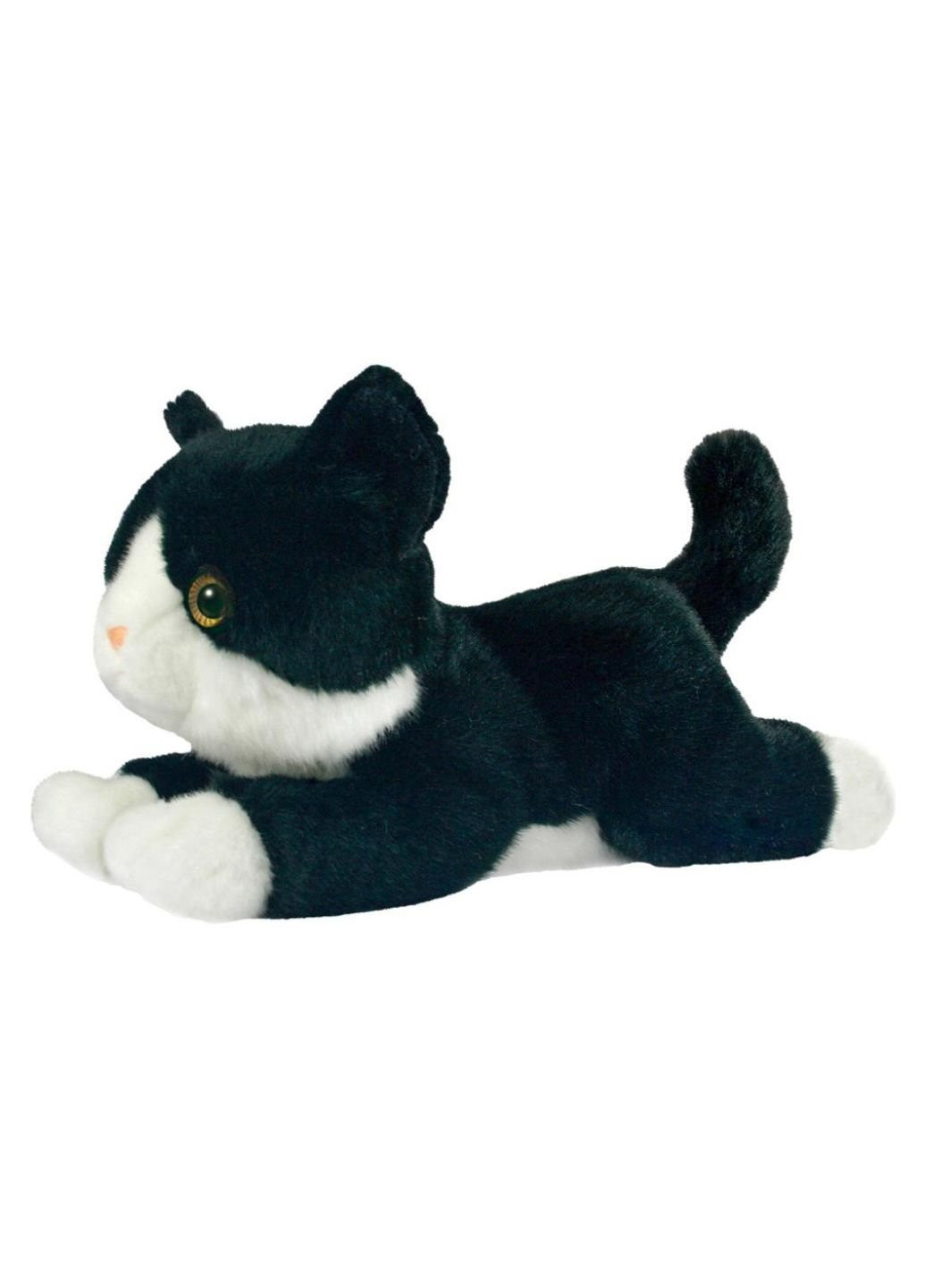 Мягкая игрушка Котенок Черно-белый 25 см Aurora (252242181)