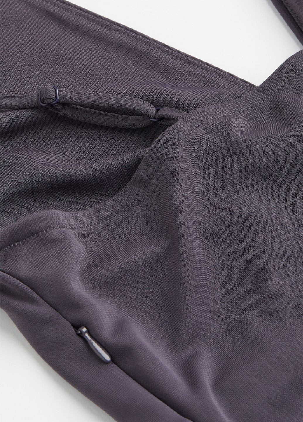 Темно-сіра кежуал сукня H&M однотонна