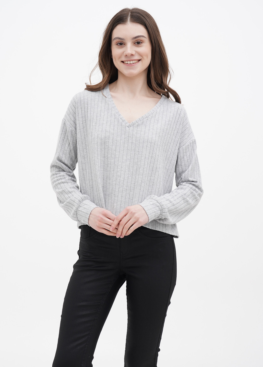 Світло-сірий демісезонний пуловер пуловер S.Oliver