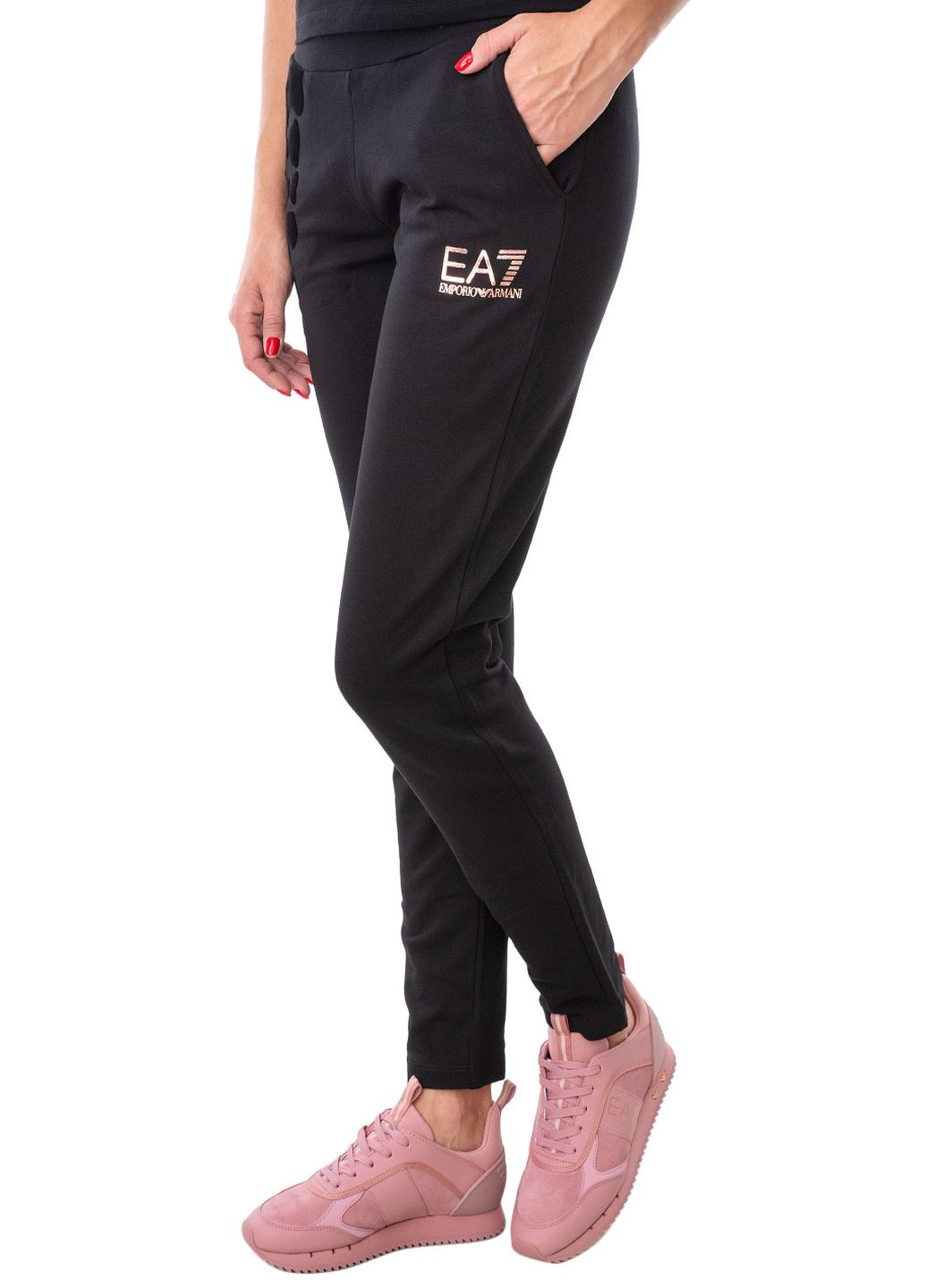 Черные демисезонные брюки ARMANI EA7