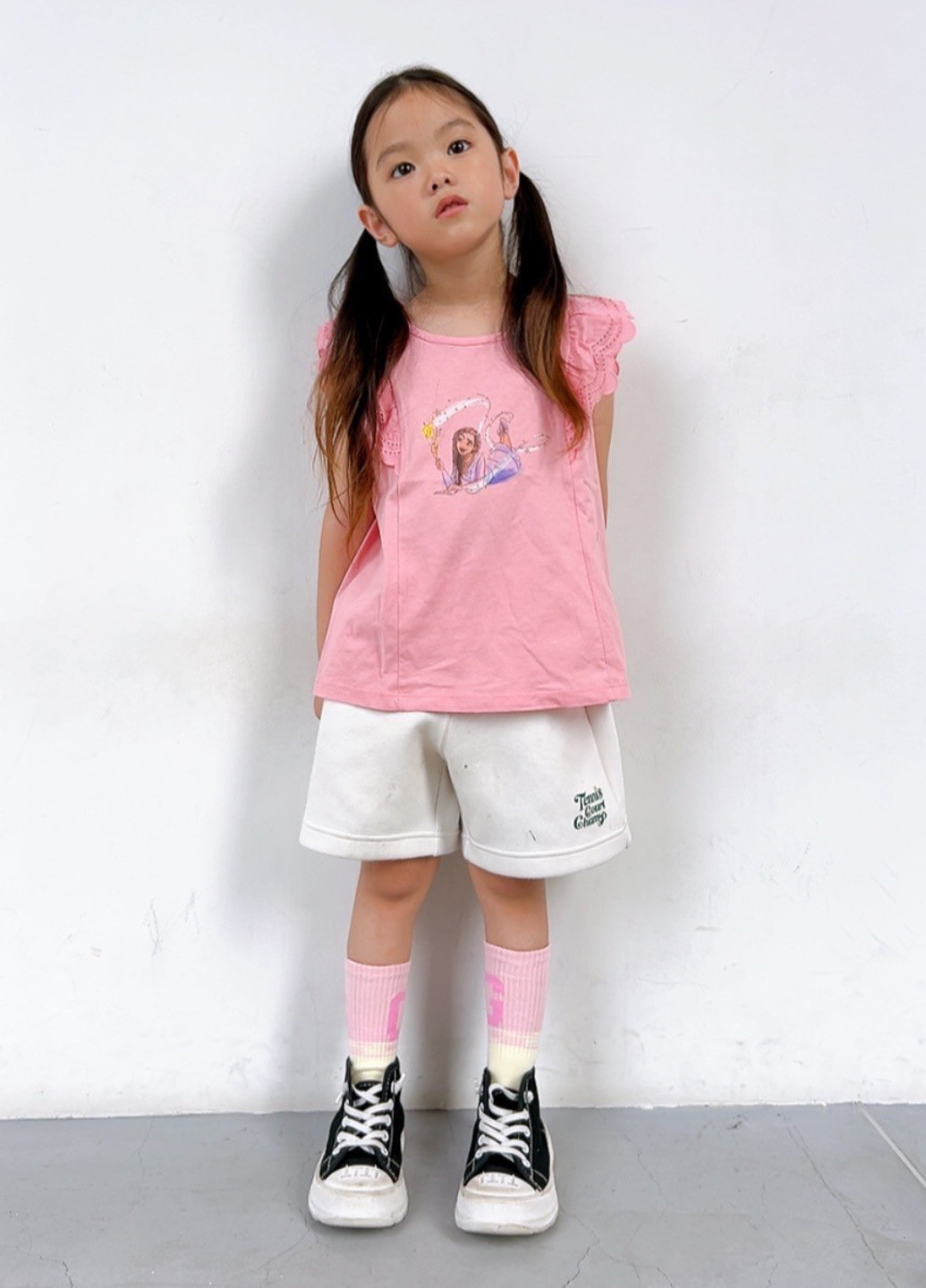 Рожева літня футболка Uniqlo