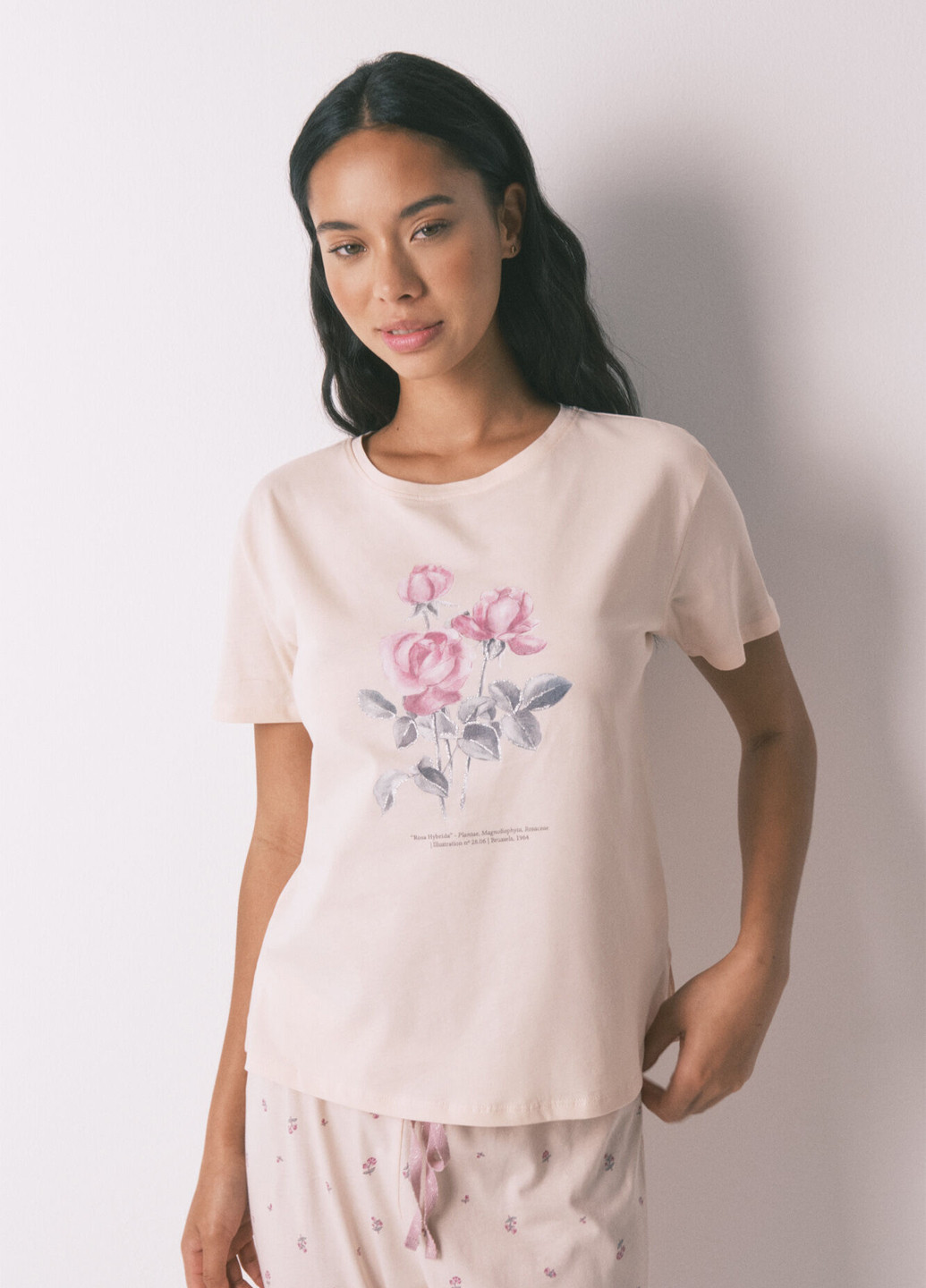 Блідо-рожева всесезон піжама (футболка, штани) футболка + штани Women'secret