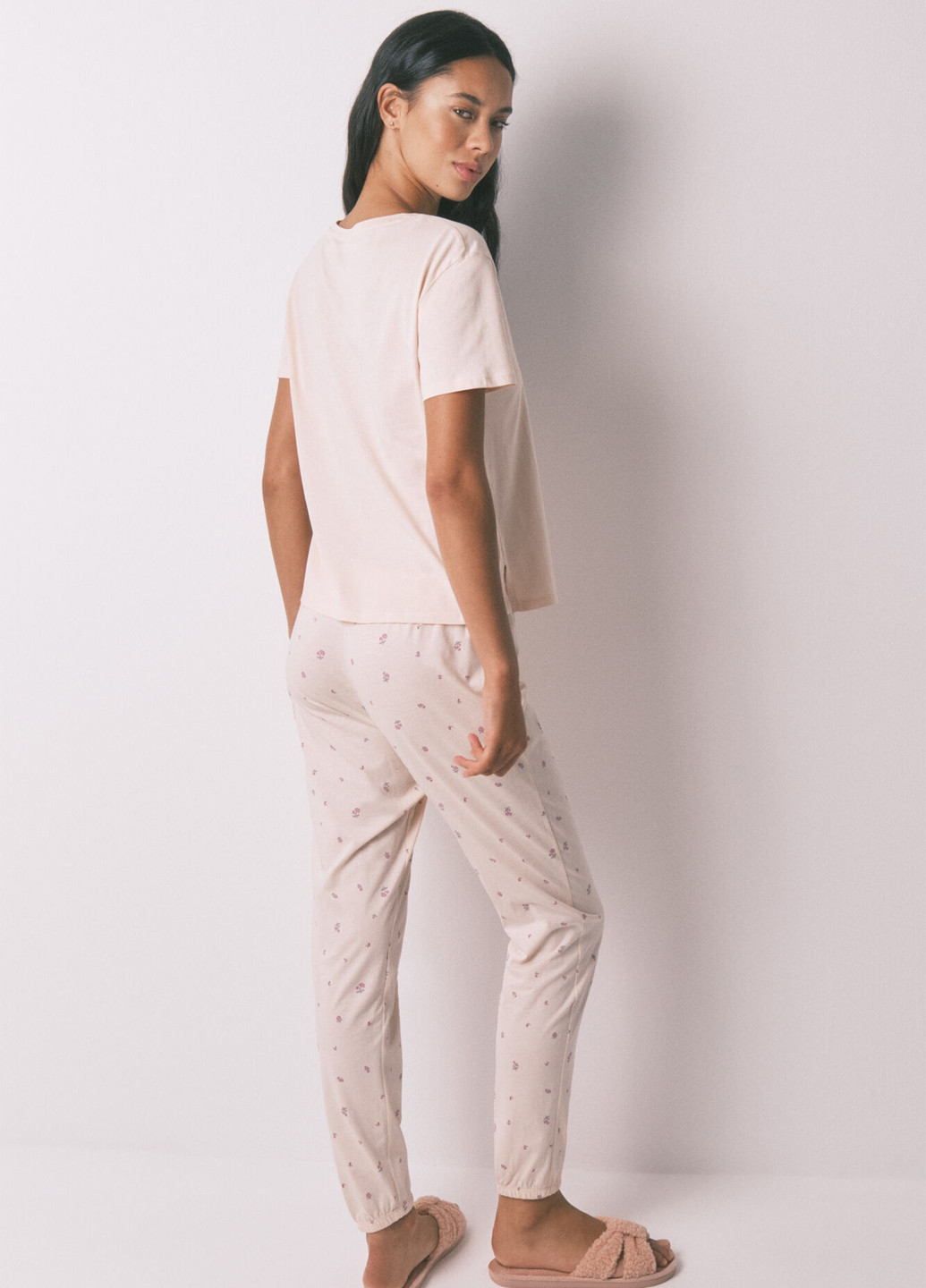 Блідо-рожева всесезон піжама (футболка, штани) футболка + штани Women'secret