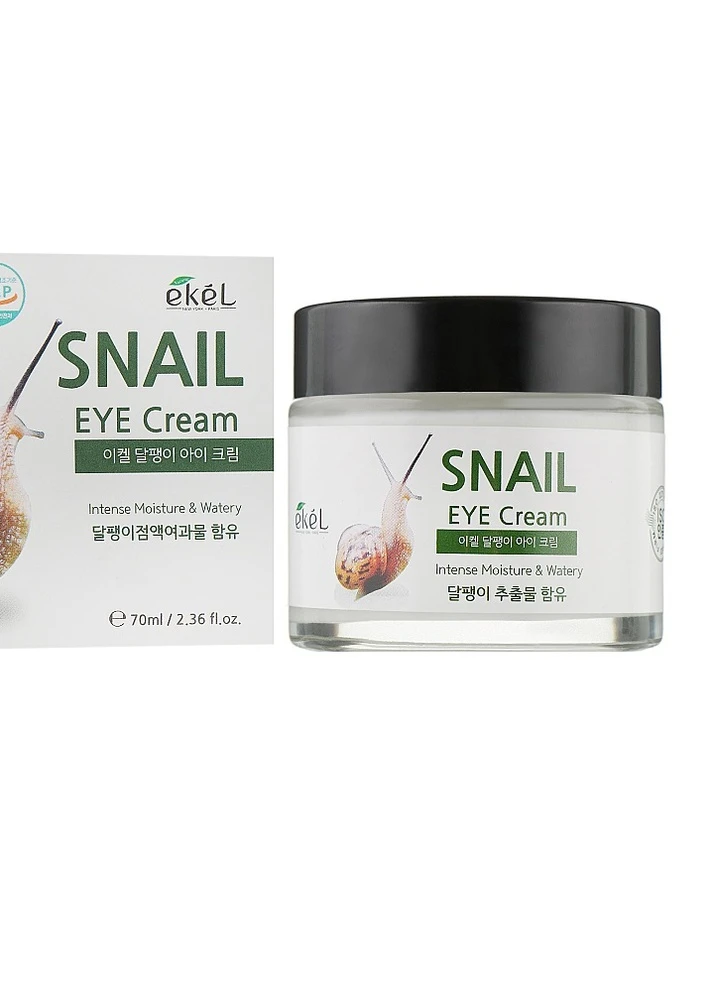 Ekel Зволожуючий крем для шкіри навколо очей, з муцином равлики Snail Eye Cream, 70 мл — Крем, Південна Корея (251976243)