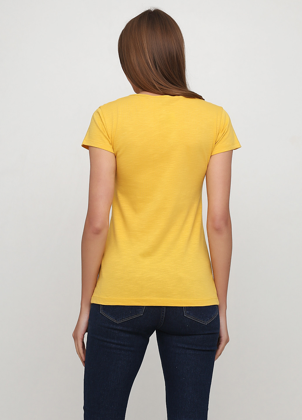 Жовта літня футболка London Look