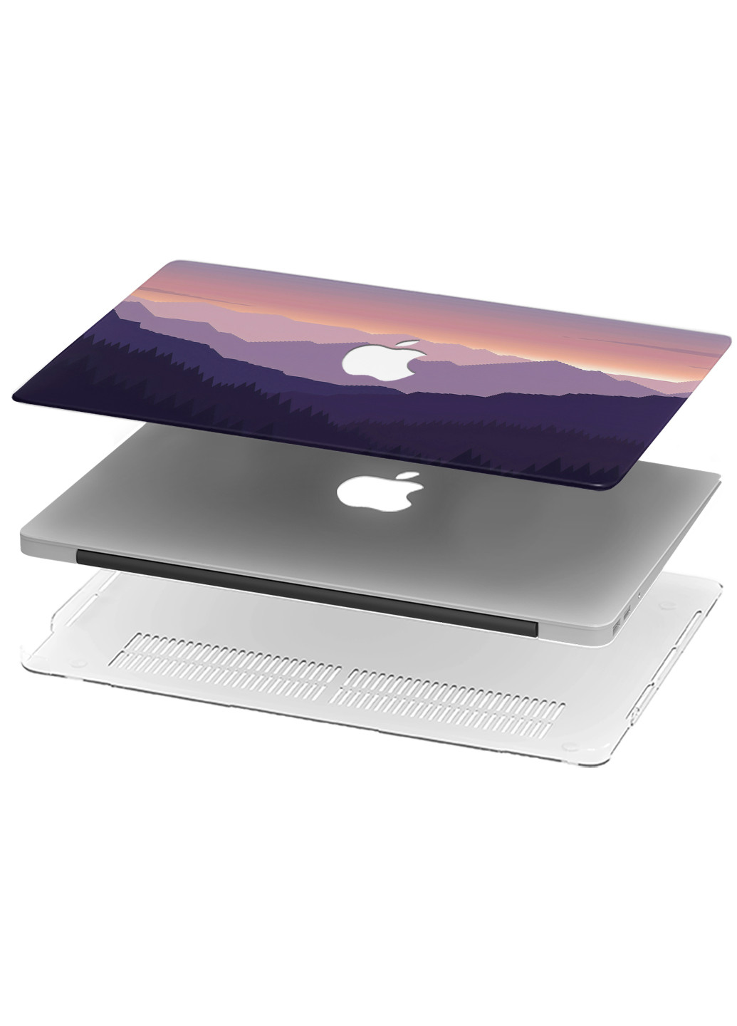 Чехол пластиковый для Apple MacBook Air 13 A1932 / A2179 / A2337 Минимализм (Minimal landscape) (9656-2563) MobiPrint (218857962)