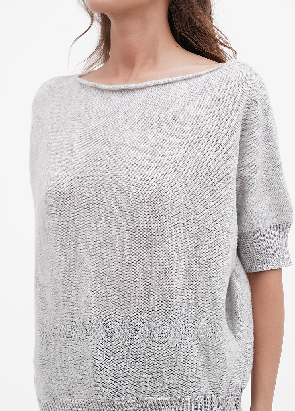 Светло-серый демисезонный джемпер Only Women