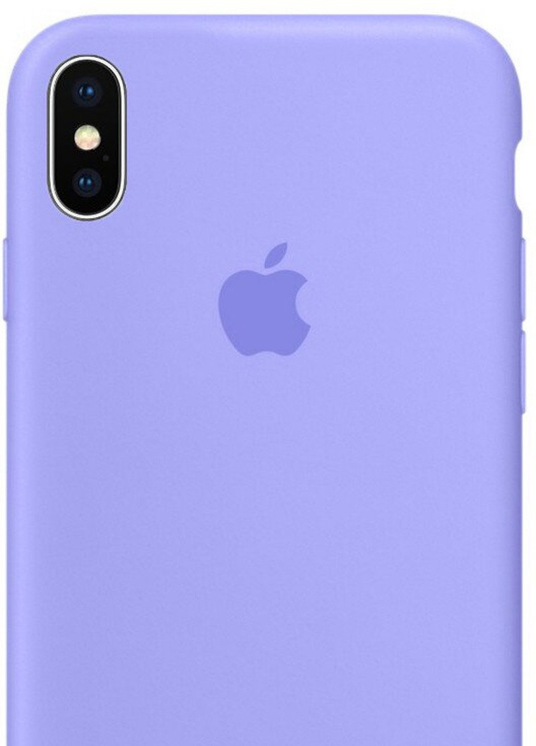 Чохол Silicone Case iPhone Xs / X pale purple ARM (220821170)
