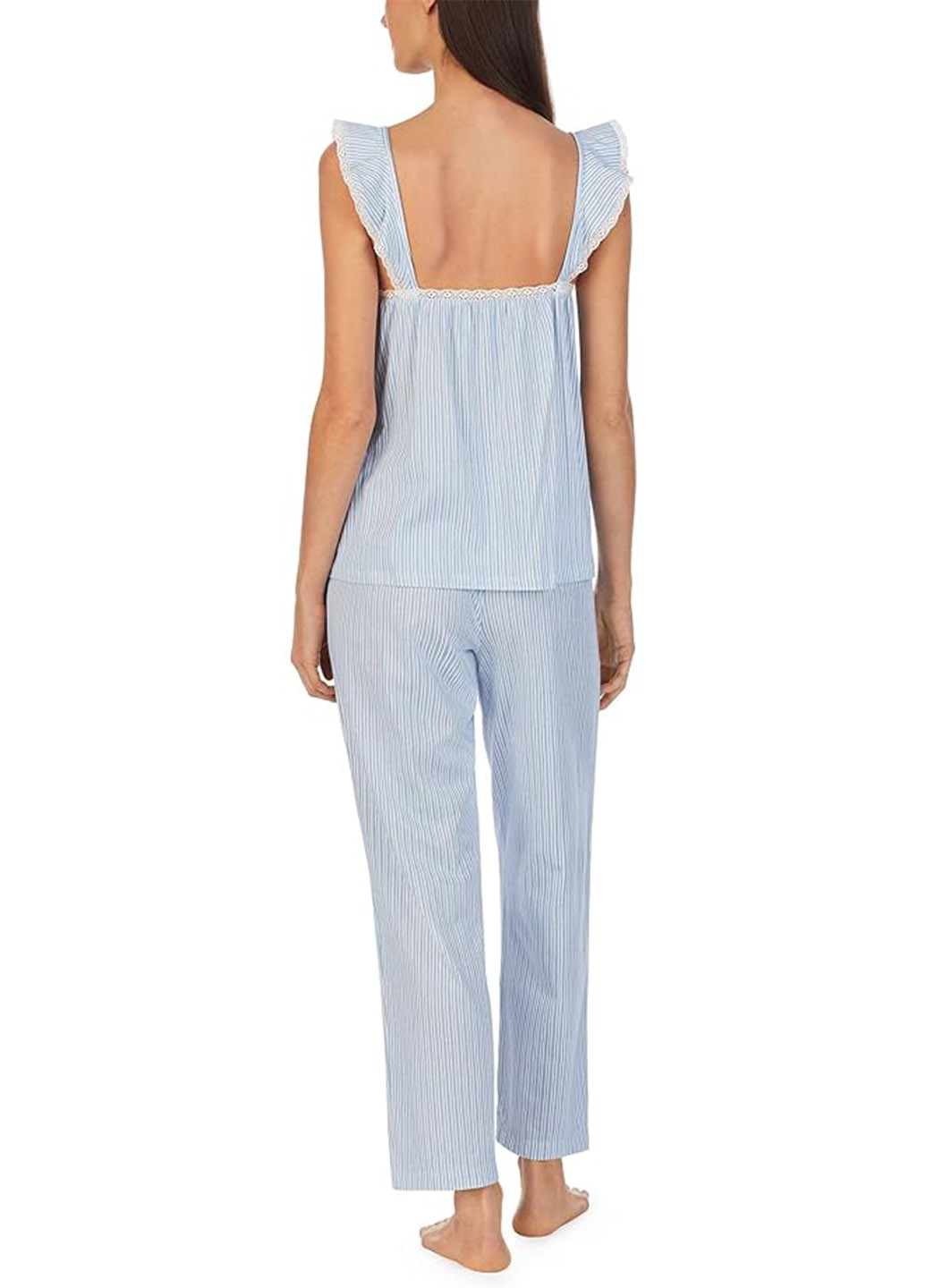Голубая всесезон пижама (топ, брюки) топ + брюки Ralph Lauren