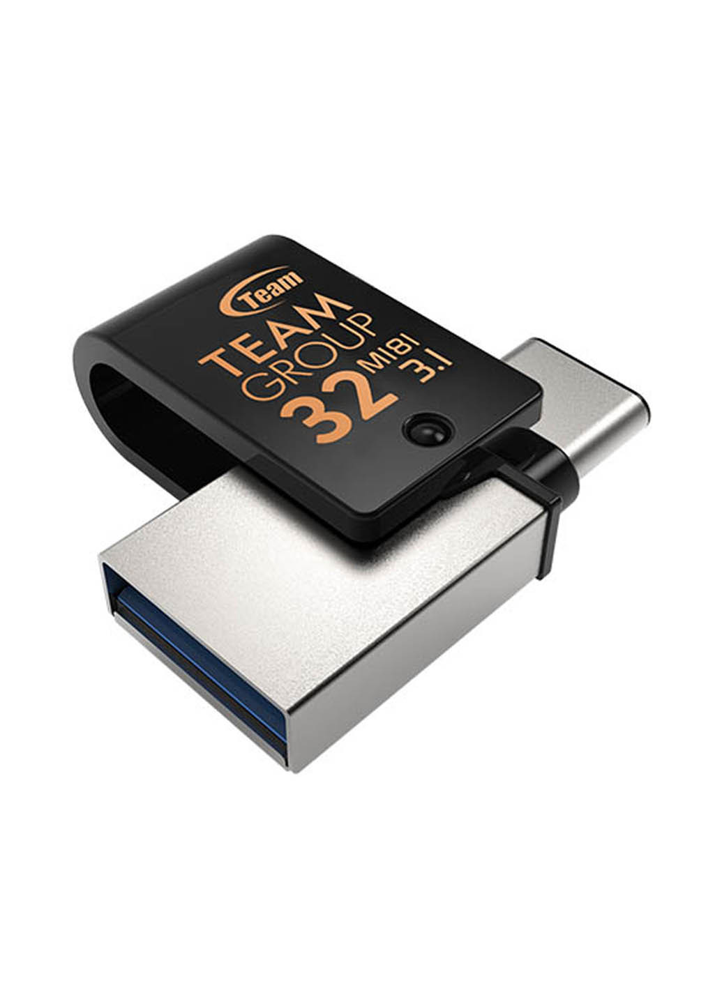 Флеш пам'ять USB M181 OTG 32GB USB / Type-C Black (TM181332GB01) Team флеш память usb team m181 otg 32gb usb/type-c black (tm181332gb01) (134201723)