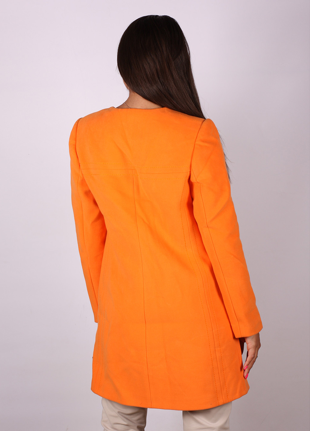 Оранжевое демисезонное Пальто LeeKosta