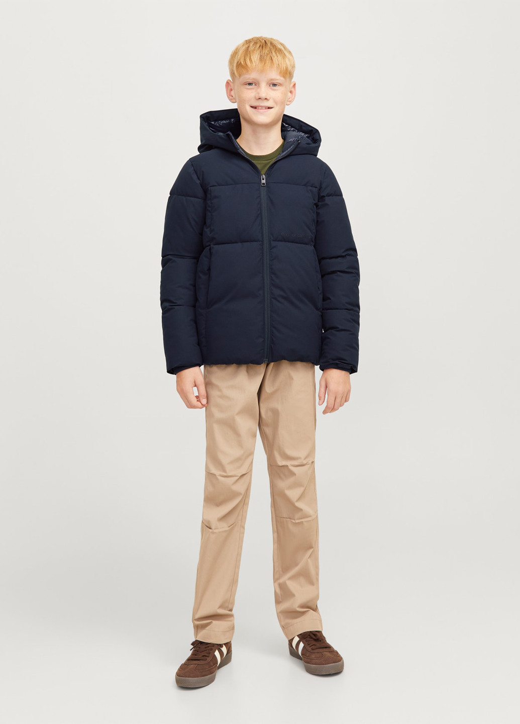 Темно-синя зимня куртка Jack & Jones