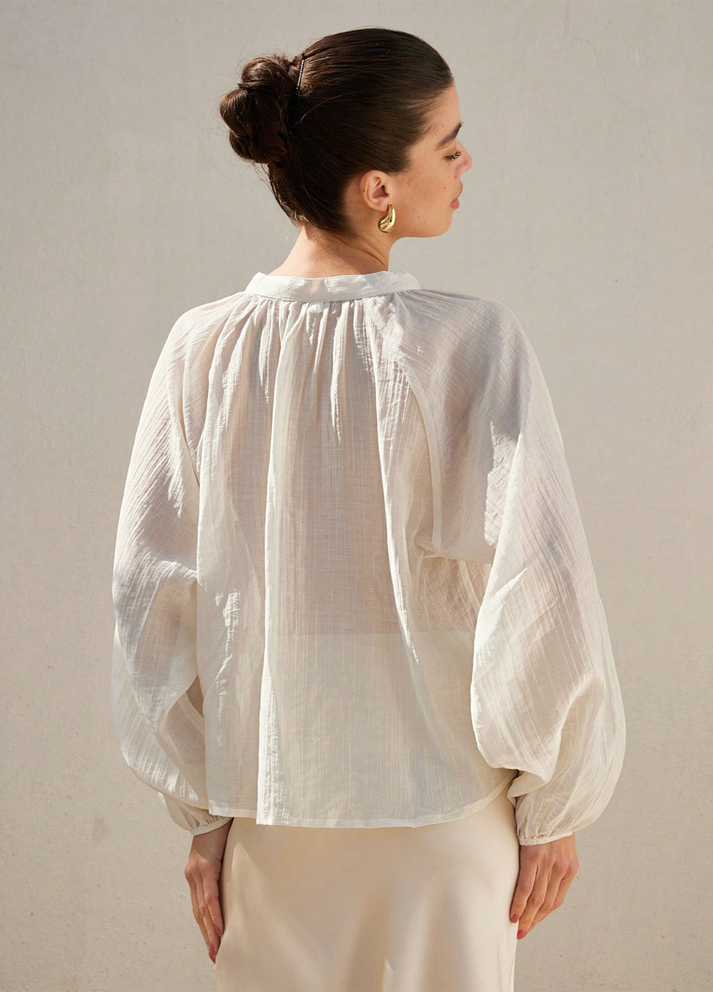 Белая блуза SHEIN