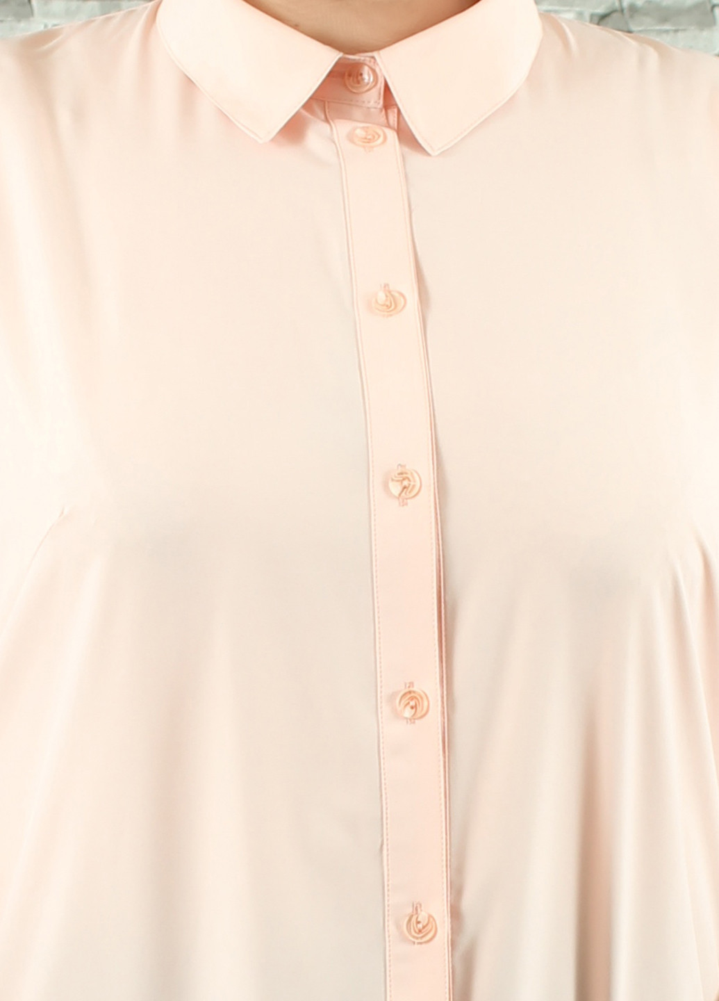 Персикова демісезонна блуза Nadin