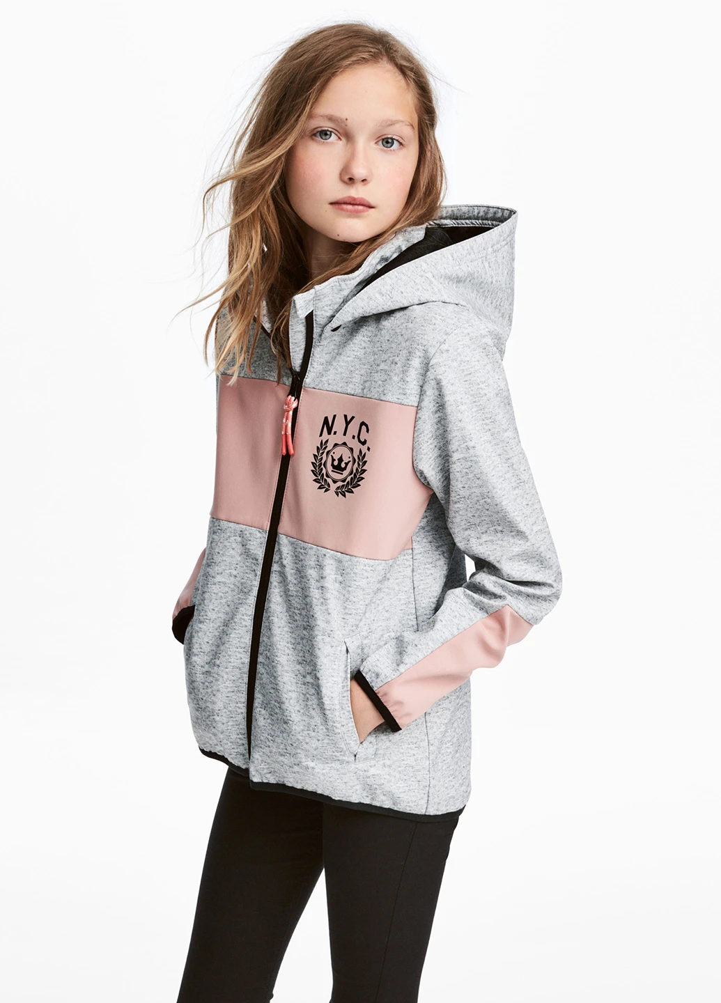 Сіра демісезонна вітровка H&M