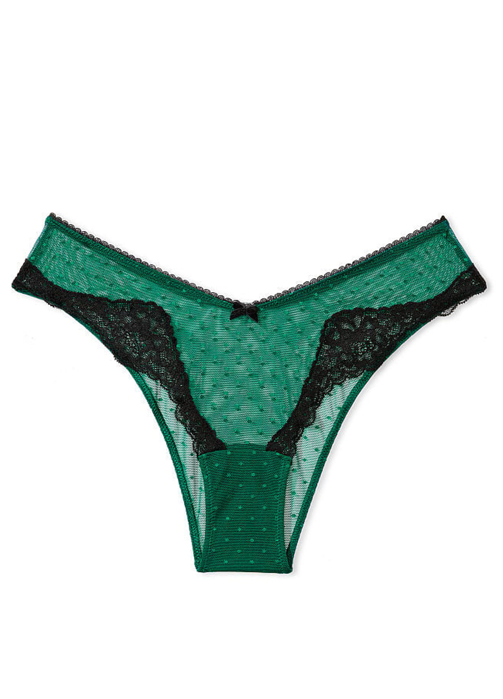 Зеленый демисезонный комплект (бюстгальтер, тусики) Victoria's Secret
