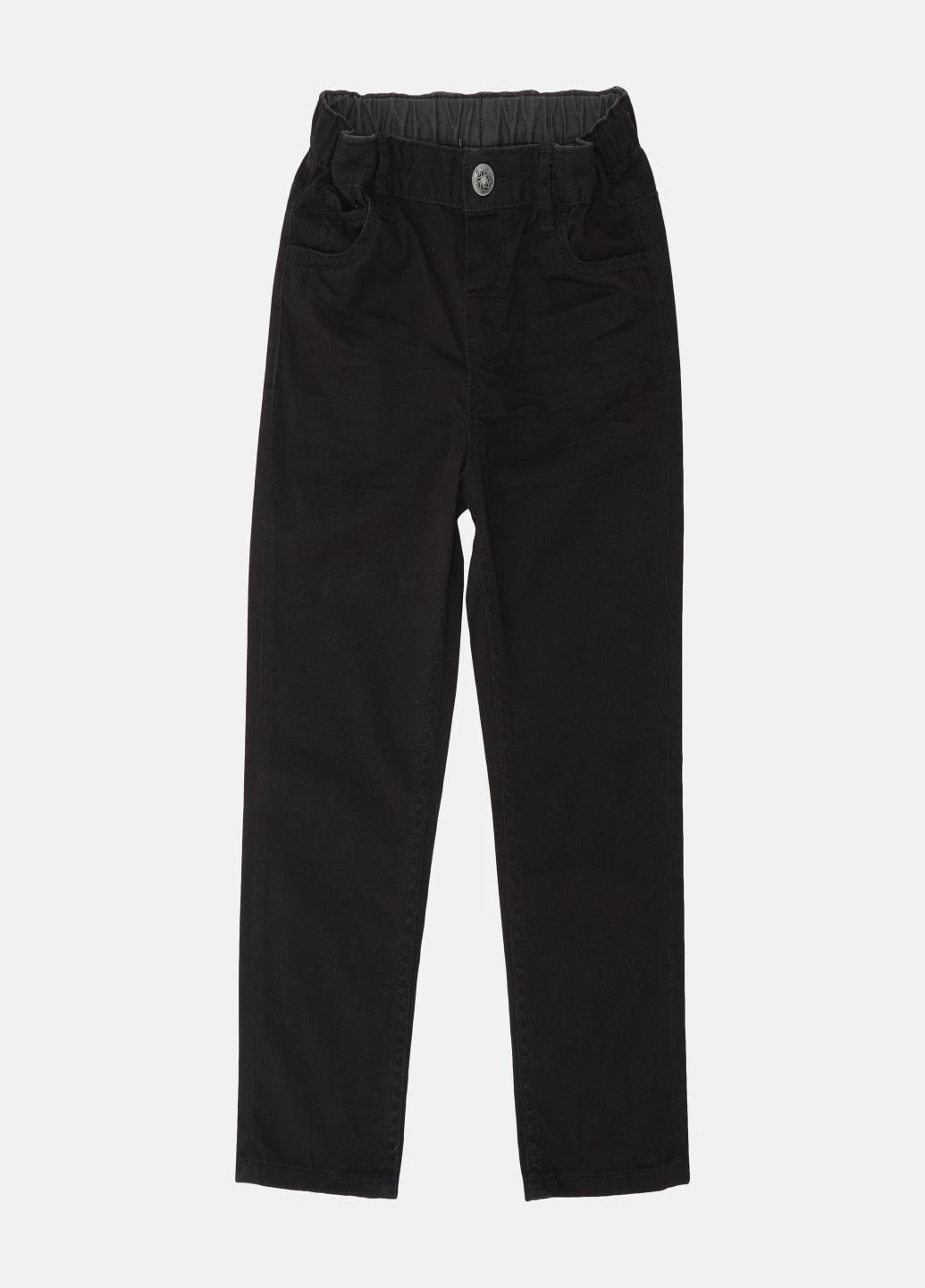 Черные кэжуал летние брюки H&M