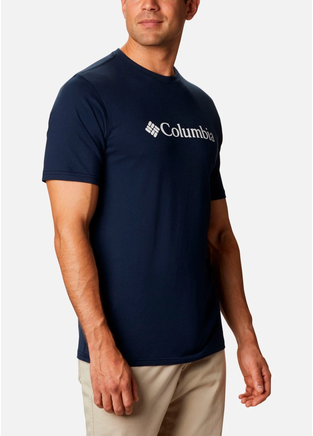 Темно-синяя 1680051clb-466 xxl футболка мужская csc basic logo черничный р.xxl Columbia