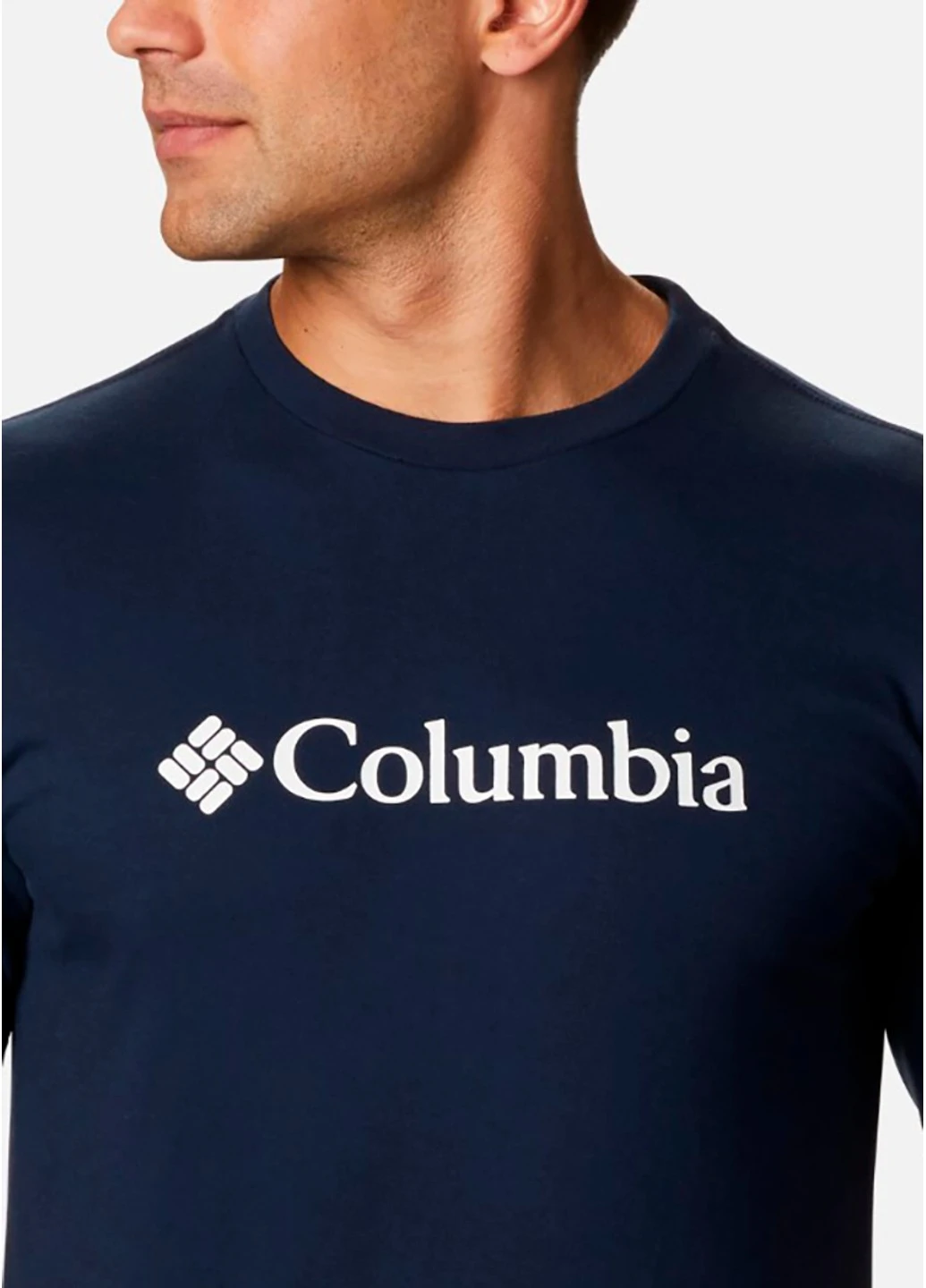 Темно-синяя 1680051clb-466 xxl футболка мужская csc basic logo черничный р.xxl Columbia