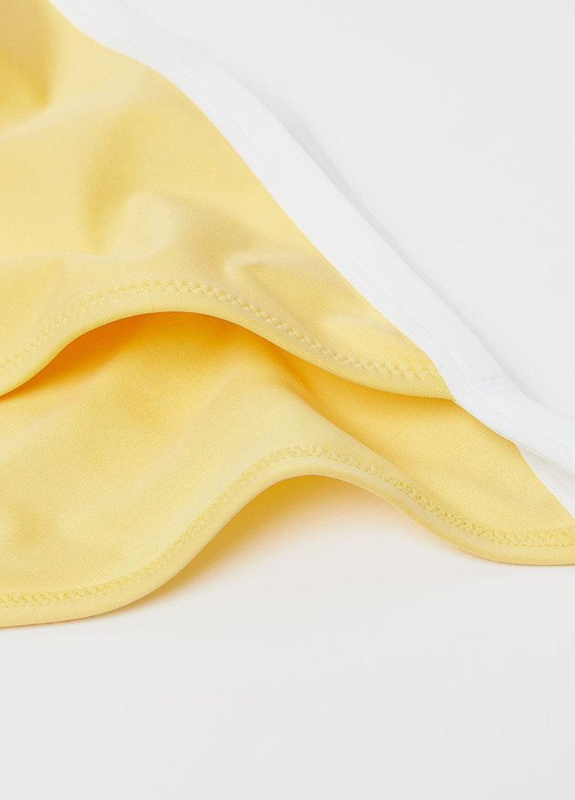 Желтые плавки бикини танга светло-жёлтый однотонные H&M