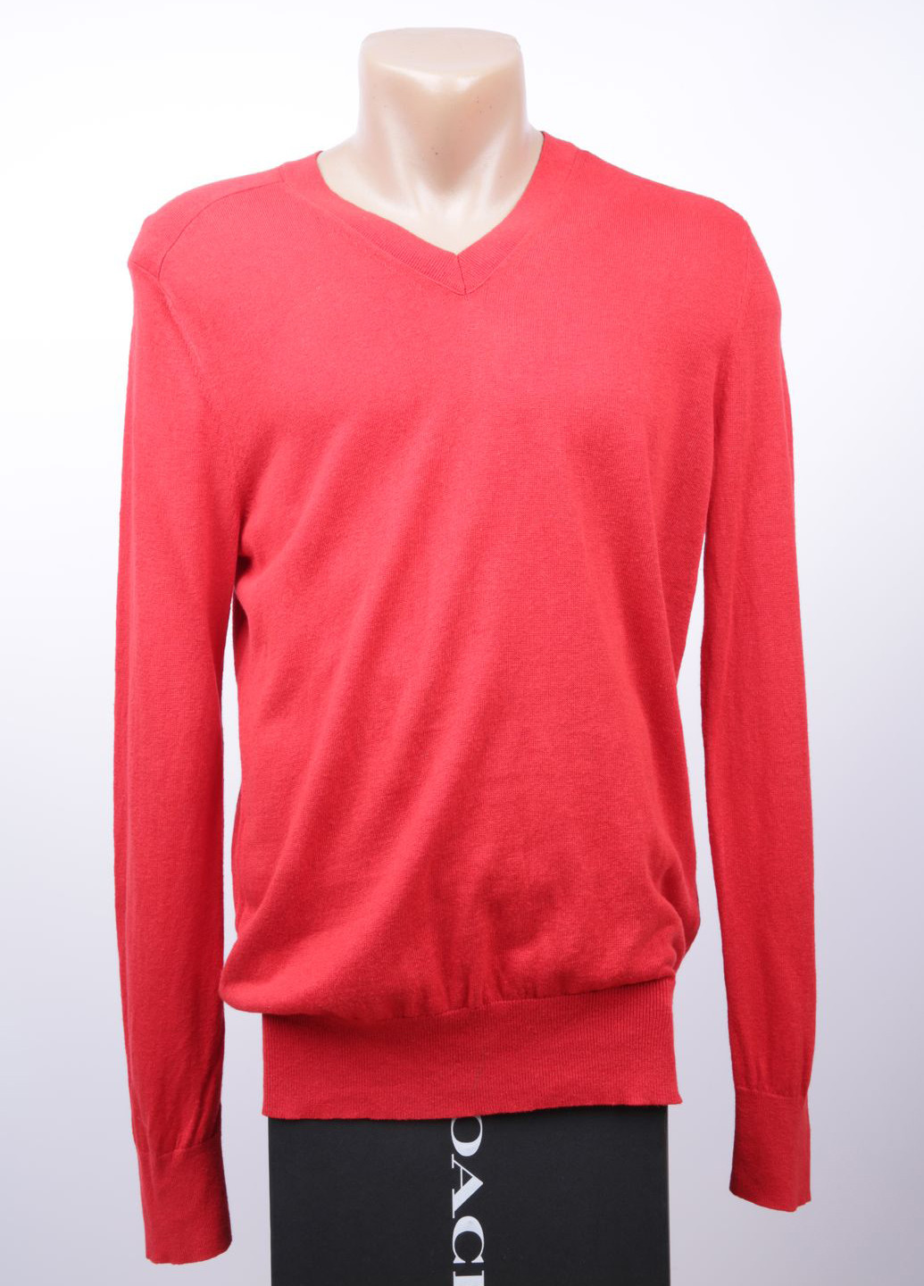 Червоний демісезонний пуловер пуловер Banana Republic